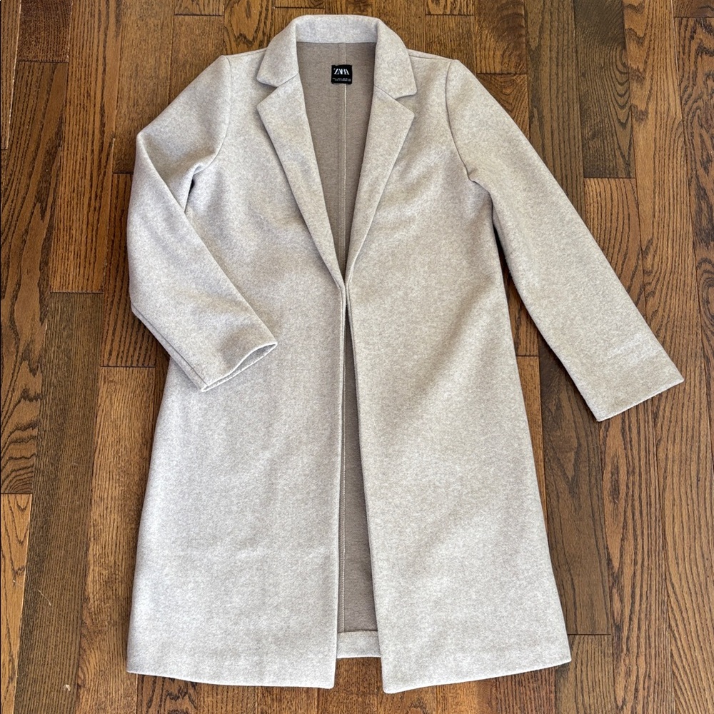 Zara Cream Coat